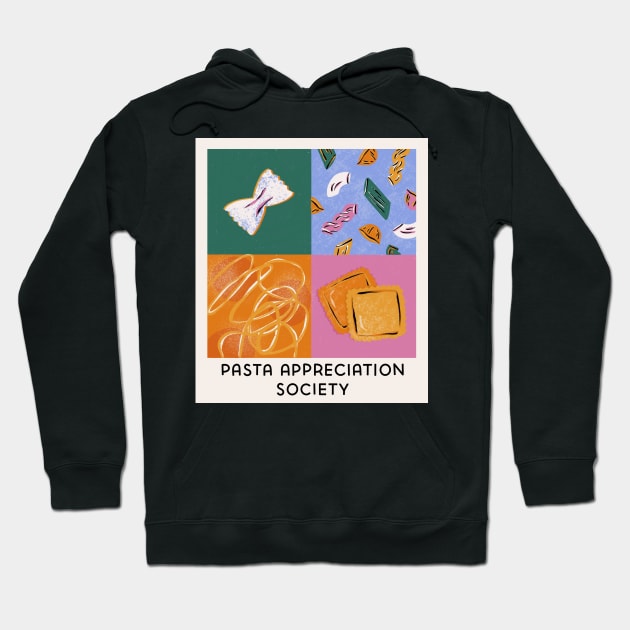 Pasta Appreciation Society Hoodie by Megan Roy